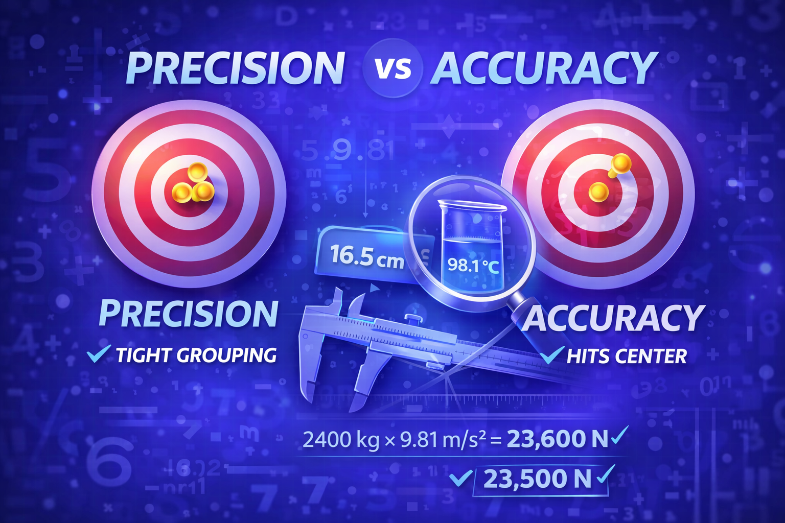 precision vs accuracy